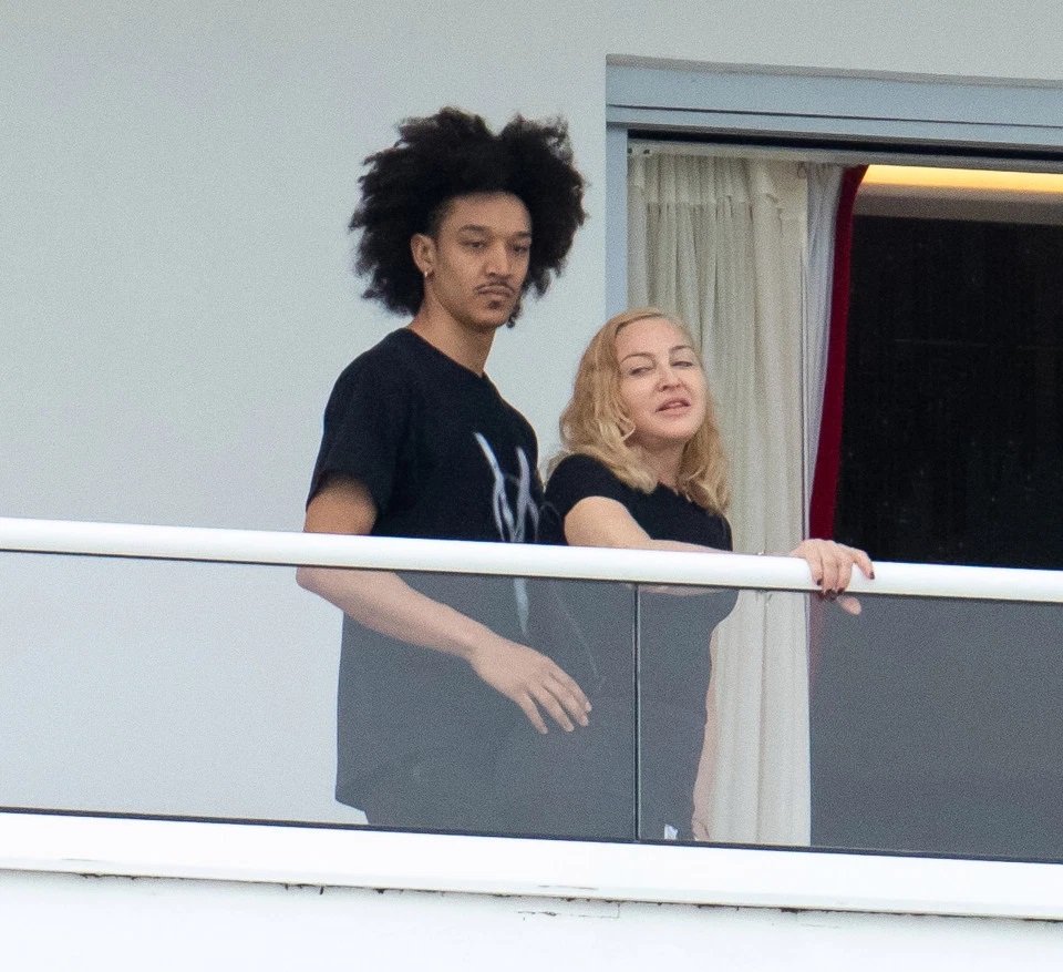 25-year-old backup dancer Ahlamalik Williams on a balcony in Miami
