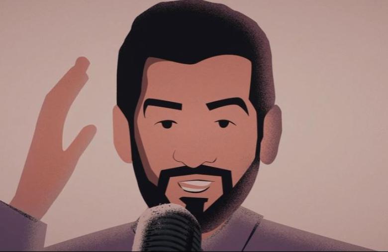 حسين الجسمي  - صورة من فيديو كليب مره شكرا