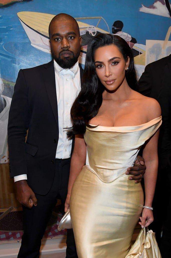 Kanye West and Kim Kardashian -Getty Images
