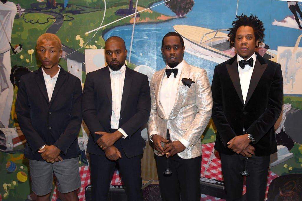 Pharrell Williams ,Kanye West, Diddy and JayZ -Getty Images