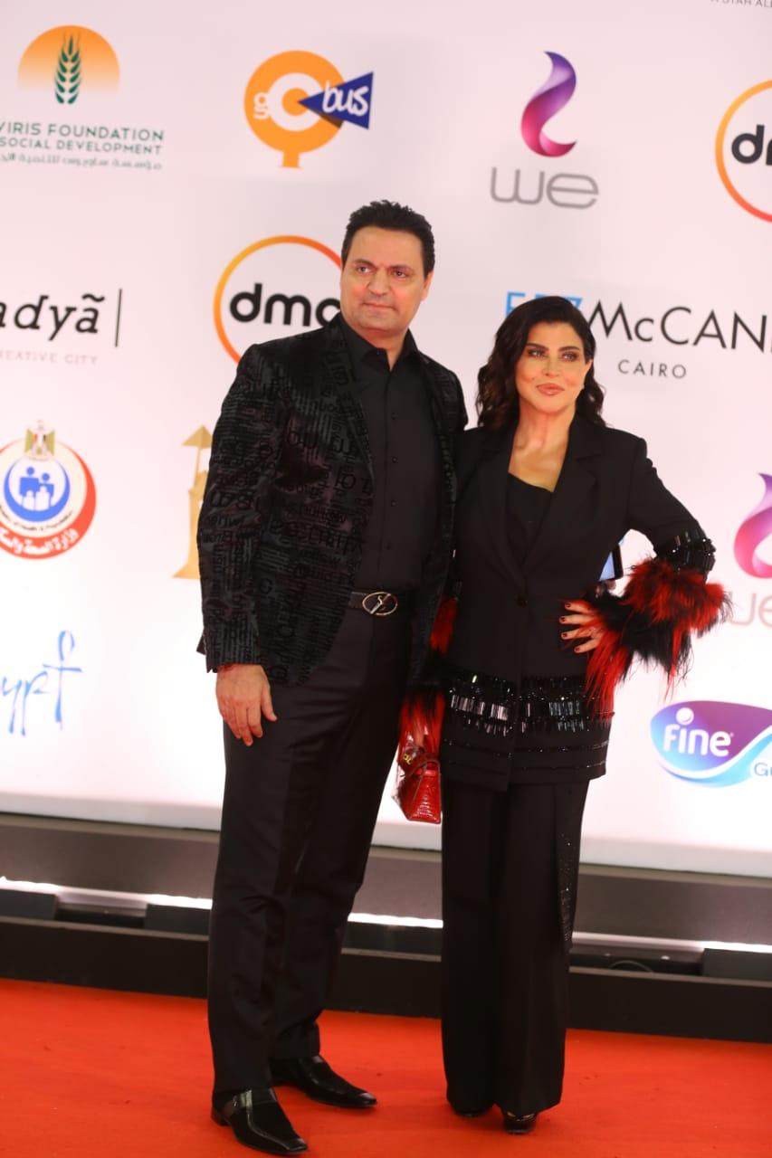 جمانة مراد مع زوجها