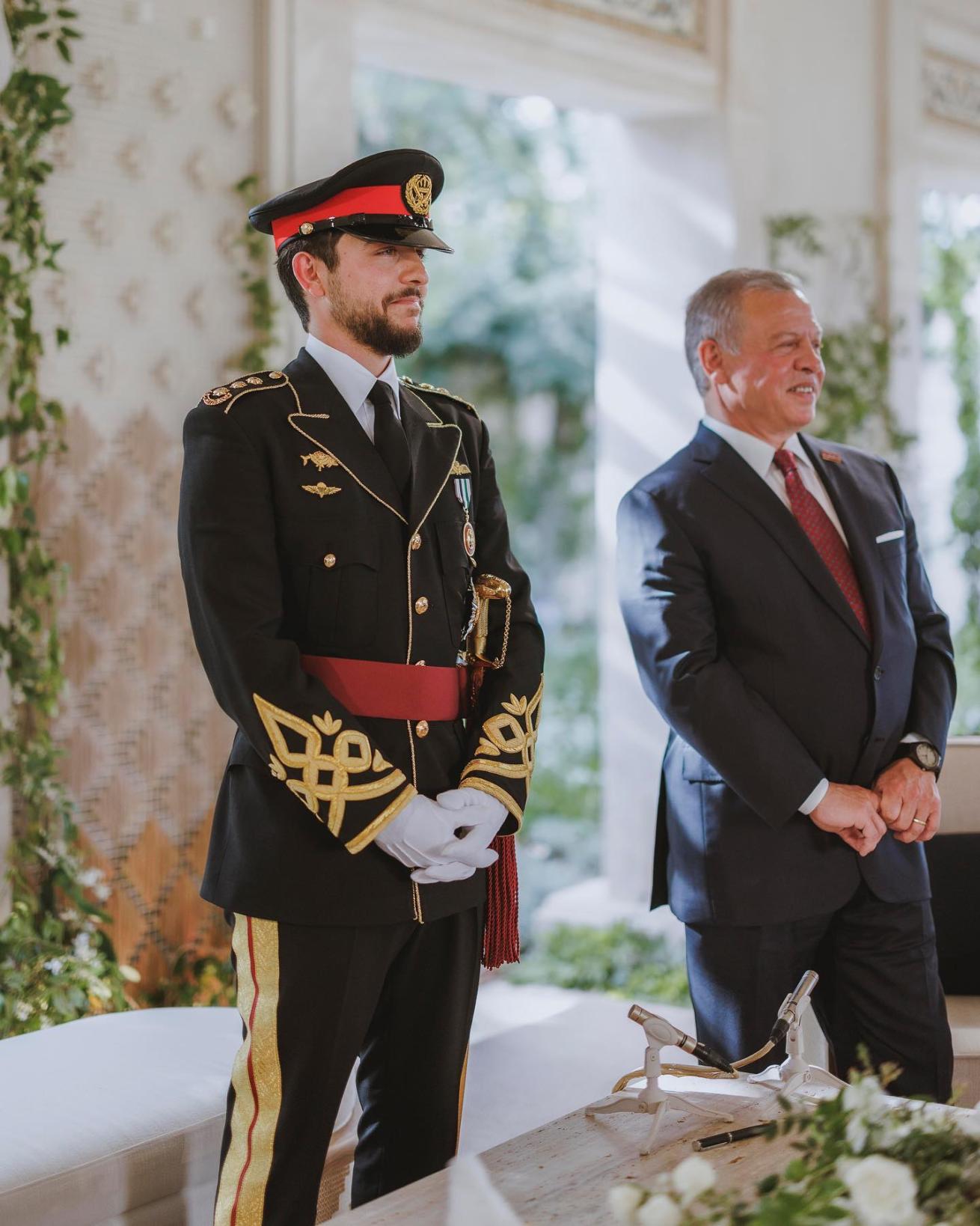 زفاف الأمير الحسين والأميرة رجوة الحسين