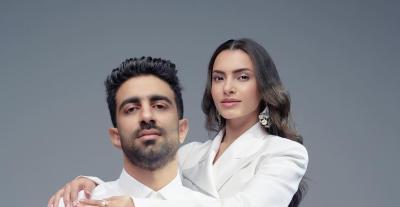 مصطفى جاد وزوجته كارمن سليمان - صورة من انستغرام