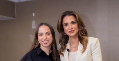 الملكة رانيا وابنتها الأميرة سلمى - صورة من إنستقرام
